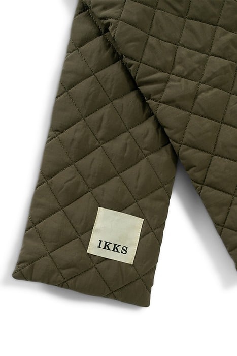 KHAKI QUILTED SUNHAT AND SCARF SET 7