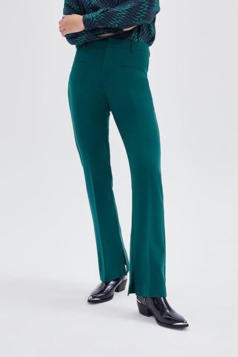 DUCK GREEN SUIT TROUSERS 1