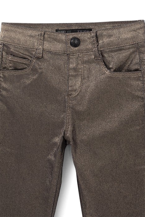 GIRLS’ CHAMPAGNE COATED SKINNY JEANS 3