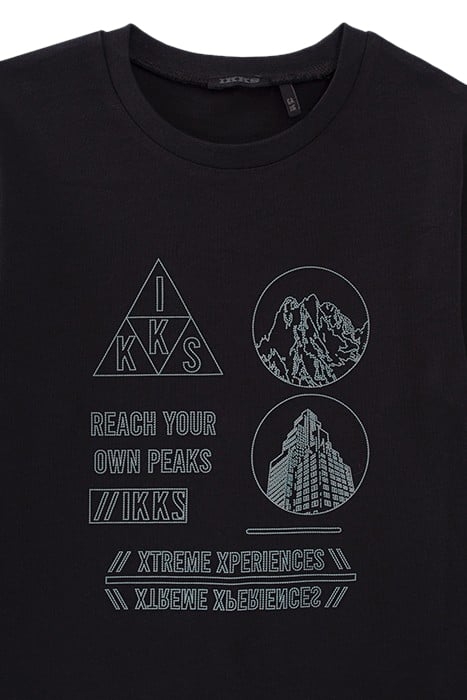 BOYS’ BLACK REFLECTIVE NUB INK ORGANIC T-SHIRT 6