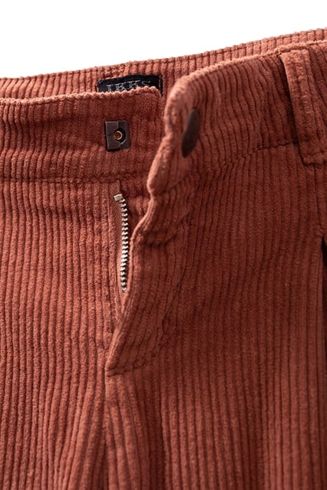 GIRLS’ PINK COPPER CORDUROY WIDE-LEG TROUSERS 4