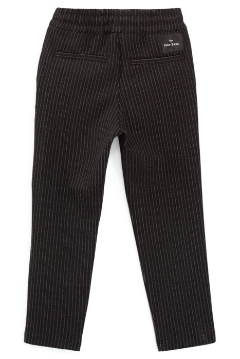 BOYS’ GREY PINSTRIPE JOGGERS 2