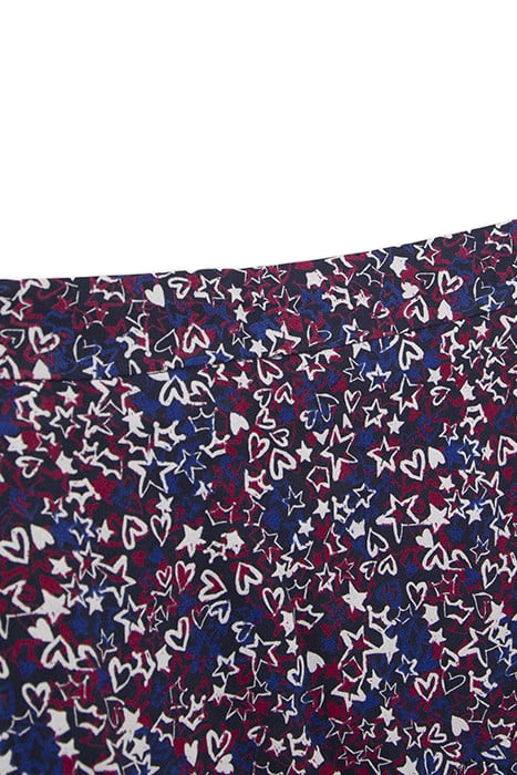 GIRLS’ NAVY STARS AND HEARTS LENZING™ ECOVERO™ SKIRT 4