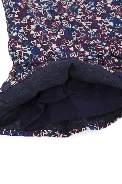 GIRLS’ NAVY STARS AND HEARTS LENZING™ ECOVERO™ SKIRT 3