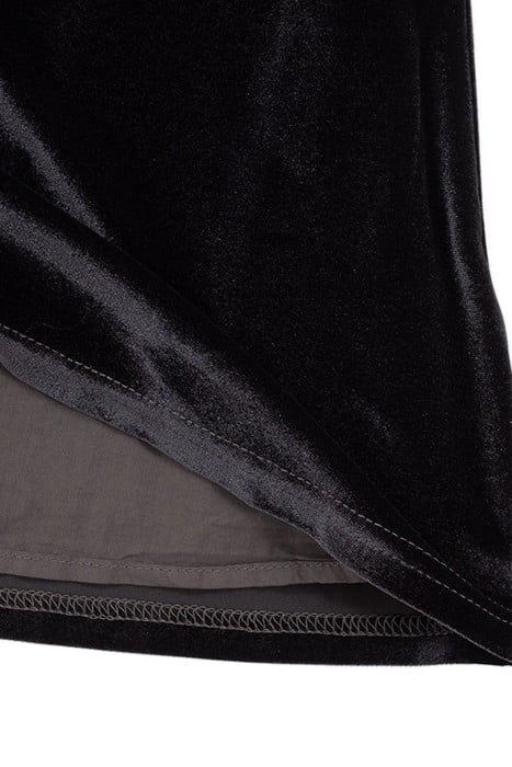 GIRLS’ GREY MIXED FABRIC DRESS WITH SLOGAN 5