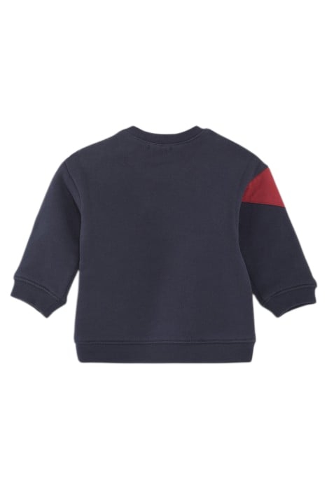 BABY BOYS’ NAVY SWEATSHIRT WITH XL VINTAGE SHIELD PRINT 2