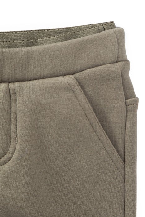 BABY BOYS’ KHAKI DOUBLE ELASTICATED WAISTBAND JOGGERS 5