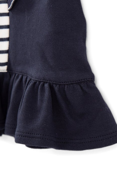 BABY GIRLS’ SAILOR-STRIPE DRESS WITH PRINT AND SIDE RUFFLE 5