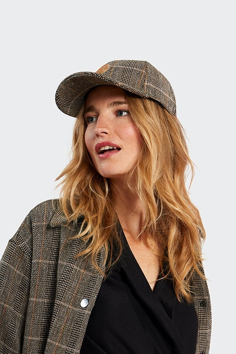 CHESTNUT CHECK OVERSHIRT-STYLE COAT 4