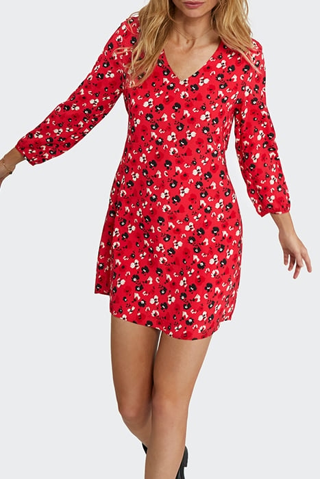 FLASH PINK ROCK FLORAL PRINT DRESS 1