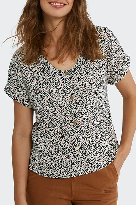 OFF-WHITE LEAF PRINT TOP 1