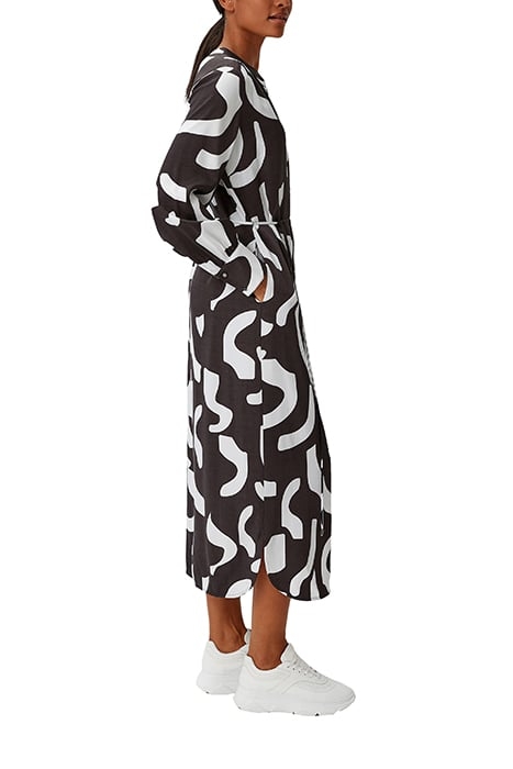 COMMA DRESSES GREY/BLACK 4