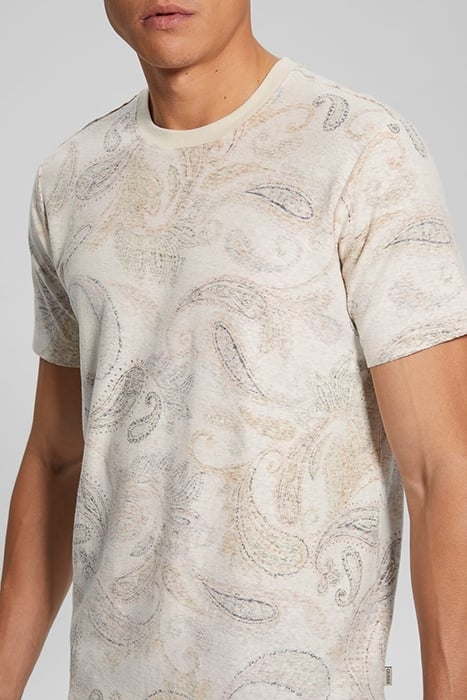 ECO LINEN BLEND PAIS SALT WHITE MULTI 7