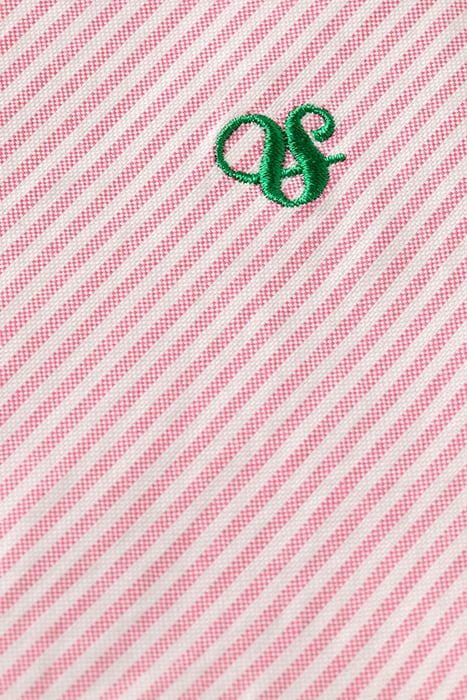 ESSENTIAL OXFORD STRIPE TROPICAL PINK / WHITE STRIPE 8