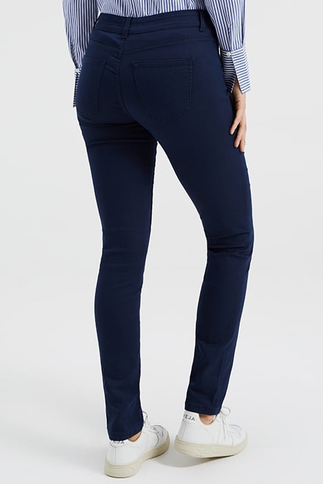 5-POCKET MID WAIST NAVY BLUE 2