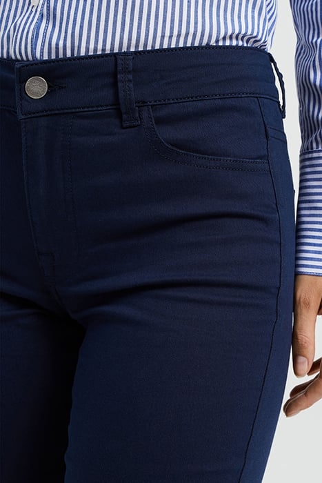 5-POCKET MID WAIST NAVY BLUE 5