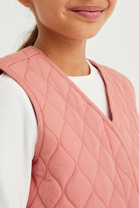 GILET OLD ROSE 5