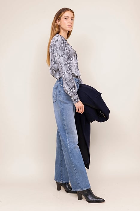 PYTHON DRAPE BACK ECRU/WETGREY/BLACK 5