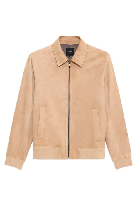 WYATT ZIP JACKET IN SUEDE PALOMINO 2