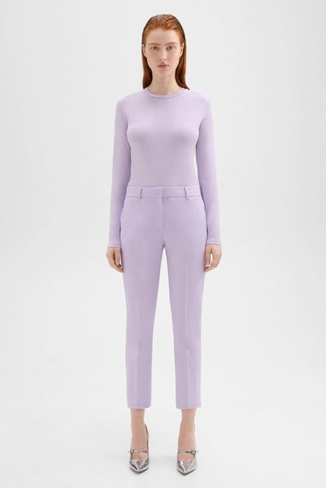 TREECA PANT IN GOOD WOOL LILAC SKY 1