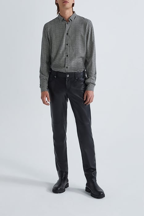 PURE EDITION-ECOVERO™ SHIRT, RETRO DOTS BLACK 3