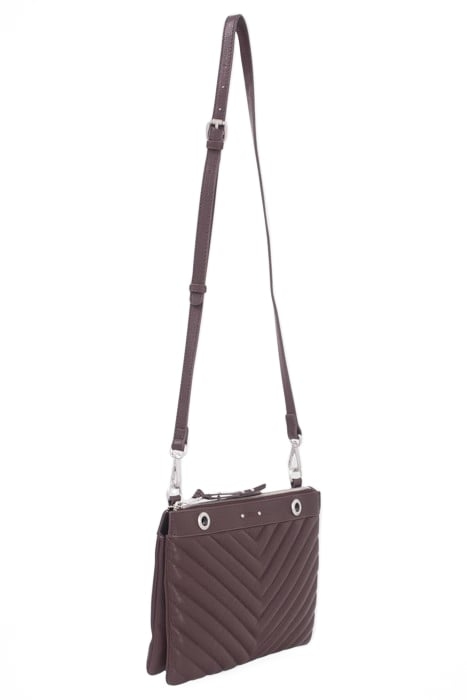 GARNET LEATHER 1440 REPORTER CLUTCH BAG BURGUNDY 3