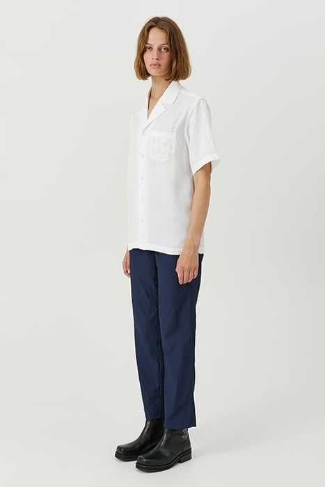 ORSON BEADED LOGO SHIRT WHITE 5