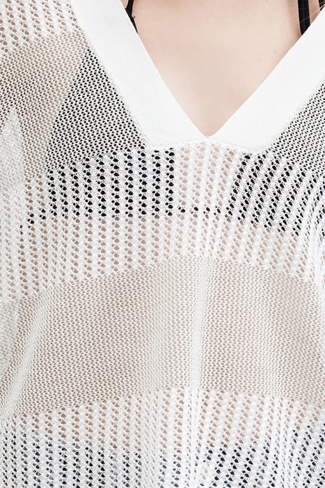 MISHA V NECK WHITE 7