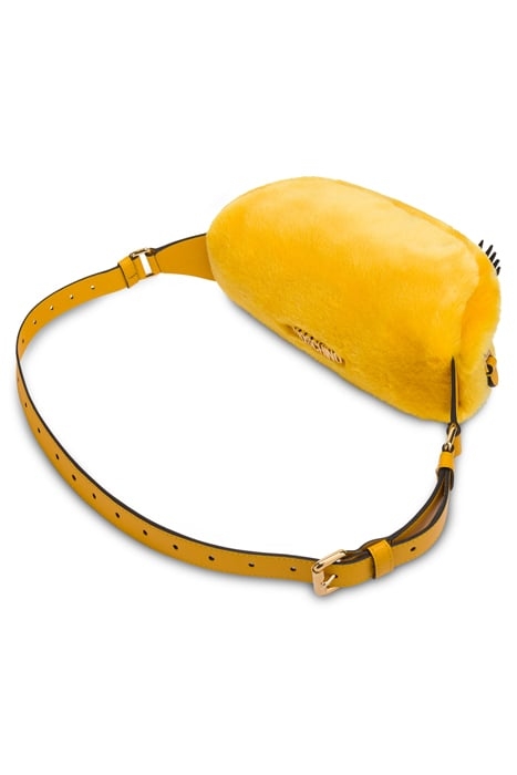 BUM BAG IN SOFT EYES FABRIC YELLOW 2