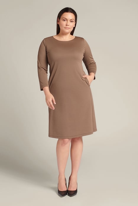 STRETCH JACQUARD FABRIC DRESS 1