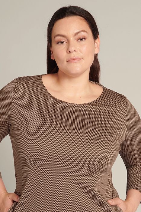 STRETCH JACQUARD FABRIC DRESS 3