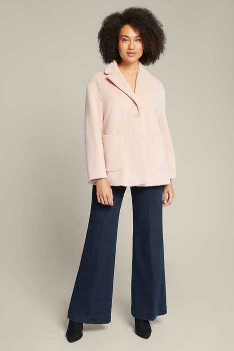 KNITTED FUR COAT RED 3