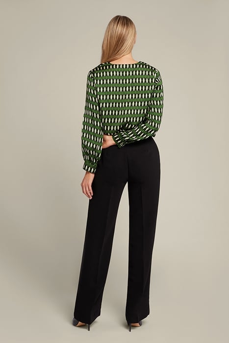 BLOUSE WITH GEOMETRIC PRINT WHITE 2