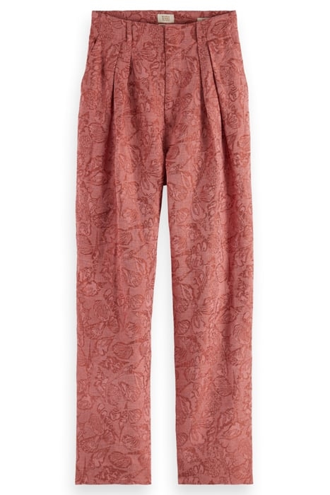 FAYE - SHELL JACQUARD PANT SHELL BATIK TERRACOTTA 1