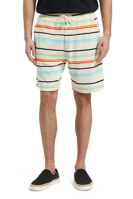 TOWELLING SWEATSHORTS MULTICOLOUR STRIPE 1