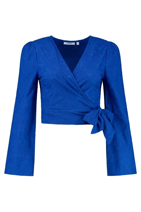 ELUNA BLOUSE TONAL FLOWER EMBRO BLUE TONAL FLOWER EMBRO 4