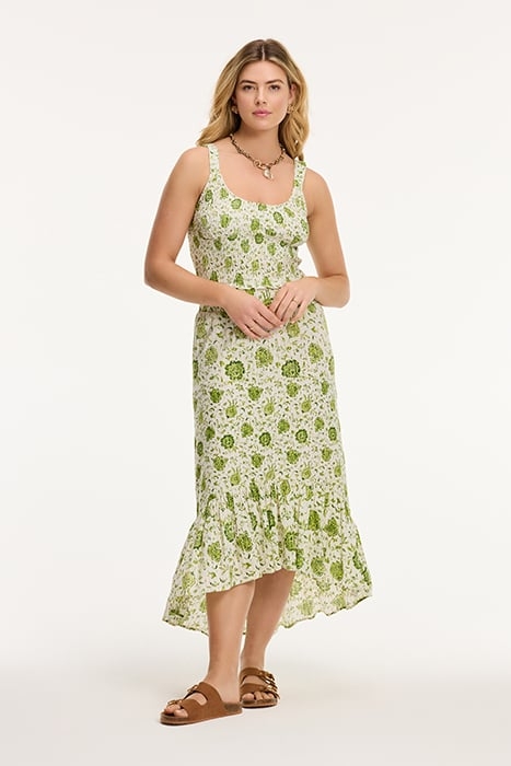 GIA SKIRT BOTANIC FLOWER GREEN BOTANIC PASSIFLORA 5
