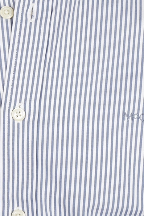 STRIPED POPLIN SHIRT FADED BLUE 5