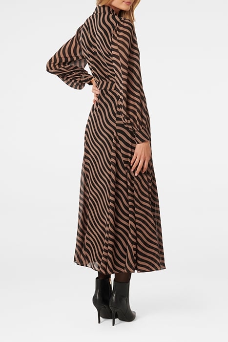 FIONA GODET SHIRT MIDI DRESS PRINT OPTION 1 2