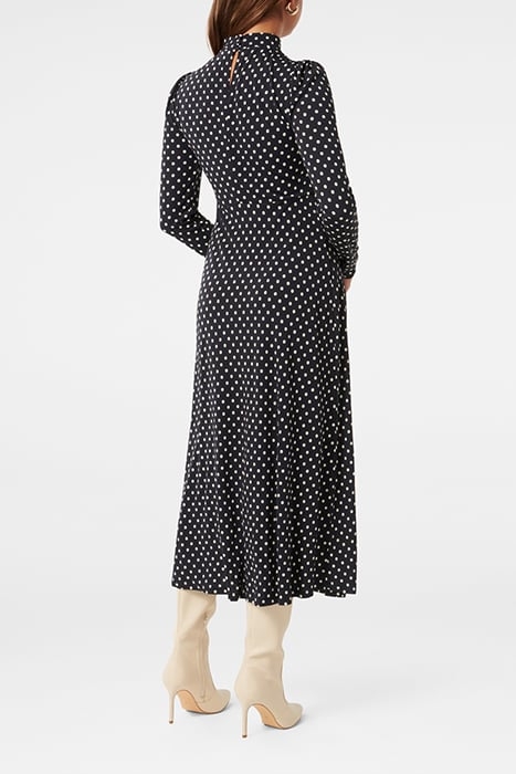 DAWSON HIGH NECK MIDI DRESS CANTERBURY SPOT 2
