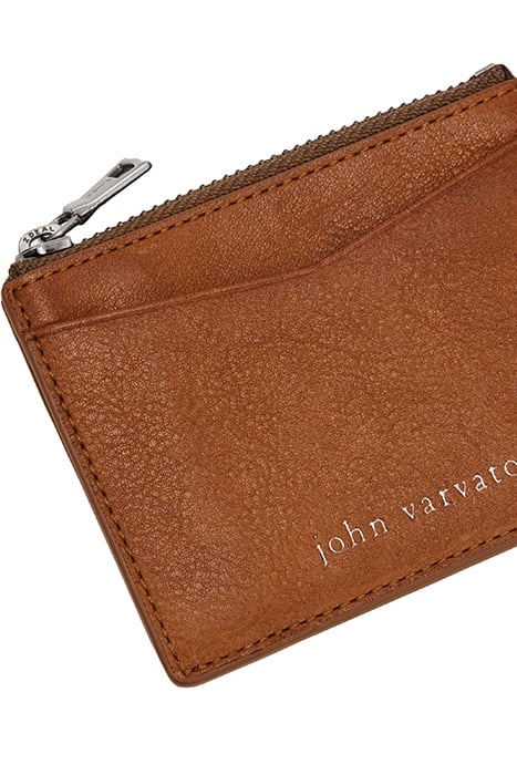 HERITAGE ZIP CARD CASE BROWNSTONE 3