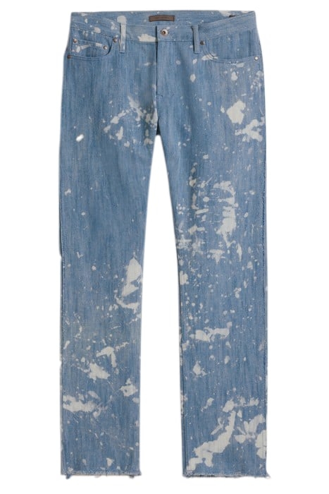 REGULAR FIT DENIM WITH RAW EDGES DUTCH BLUE 2