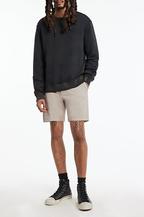 JOHNNY FLAT FRONT SHORTS FOSSIL GREY 2