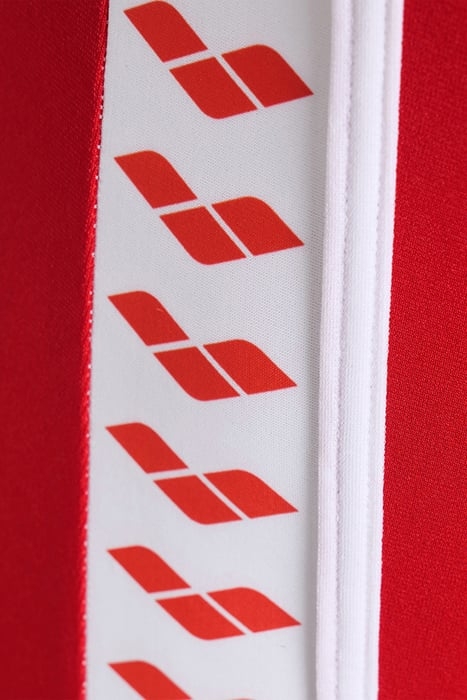 MEN'S ARENA ICONS SWIM JAMMER SOLID RED-WHITE 7