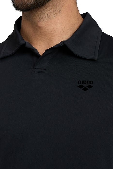 MEN'S POLOSHIRT SOLID BLACK-ASPHALT 6