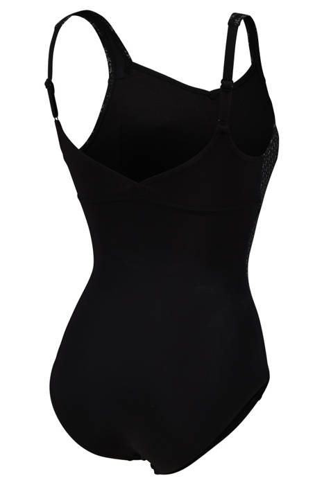 WOMEN'S BODYLIFT LAURA SWIMSUIT WING BAC BLACK-SILVER MULTI 7