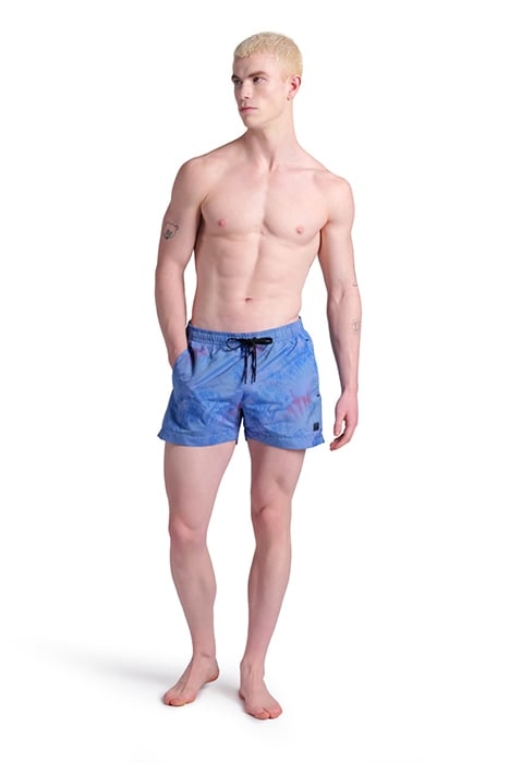 MEN'S ARENA CHINE' PRINT X-SHORT BLUE CHINA 3