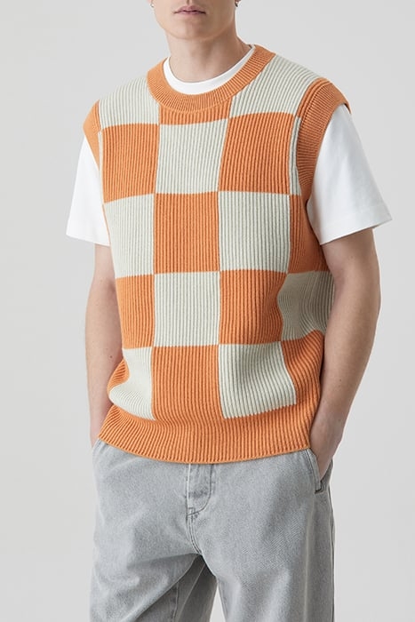 VEST TOP CORNELIAN BROWN 1