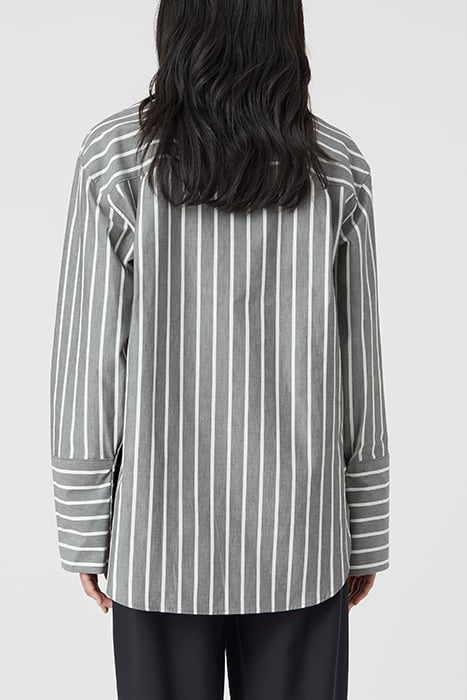 SHIRT HIGH CUFF WASHED BLACK 2