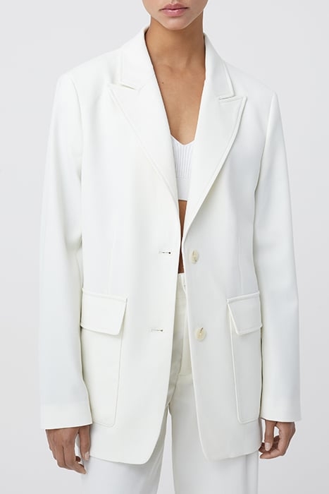 BLAZER WITH PATCH POCKETS IVORY 1